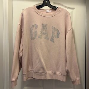 Light Pink oversized Crewneck Sweatshirt
